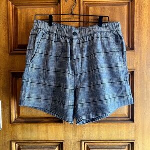 Chubbies Black and Gray Plaid Men's Shorts